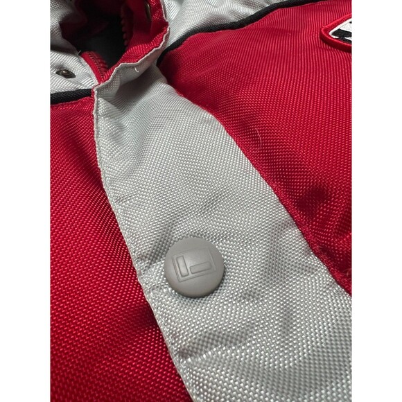 VTG 90s Y2K FUBU Down Racing Puffer Jacket Streetwear XL Red/Gray THE COLLECTION - Picture 15 of 16